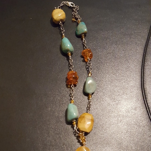 Silpada Designs Sterling and Yellow Jade Necklace - Picture 2 of 2